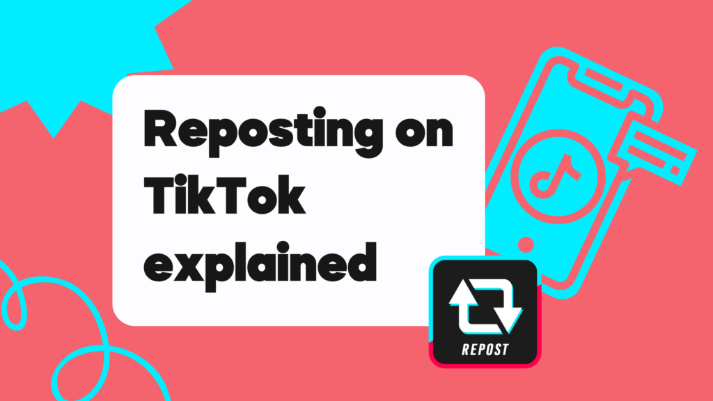 this is an image showing how reposting on TikTok works