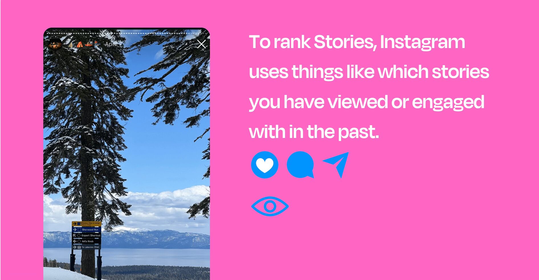 instagram stories ranking