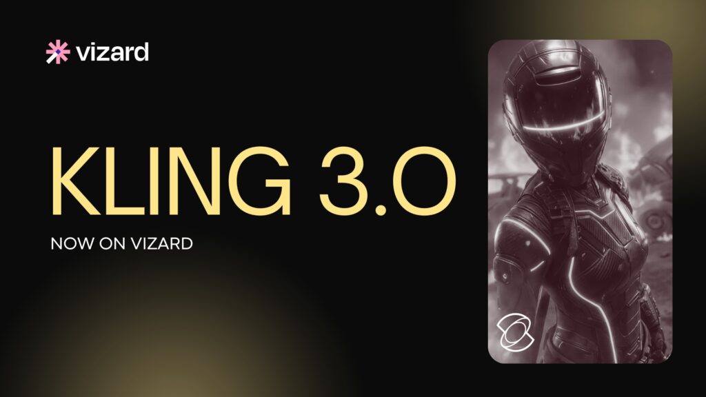 Kling 3.0 now on Vizard
