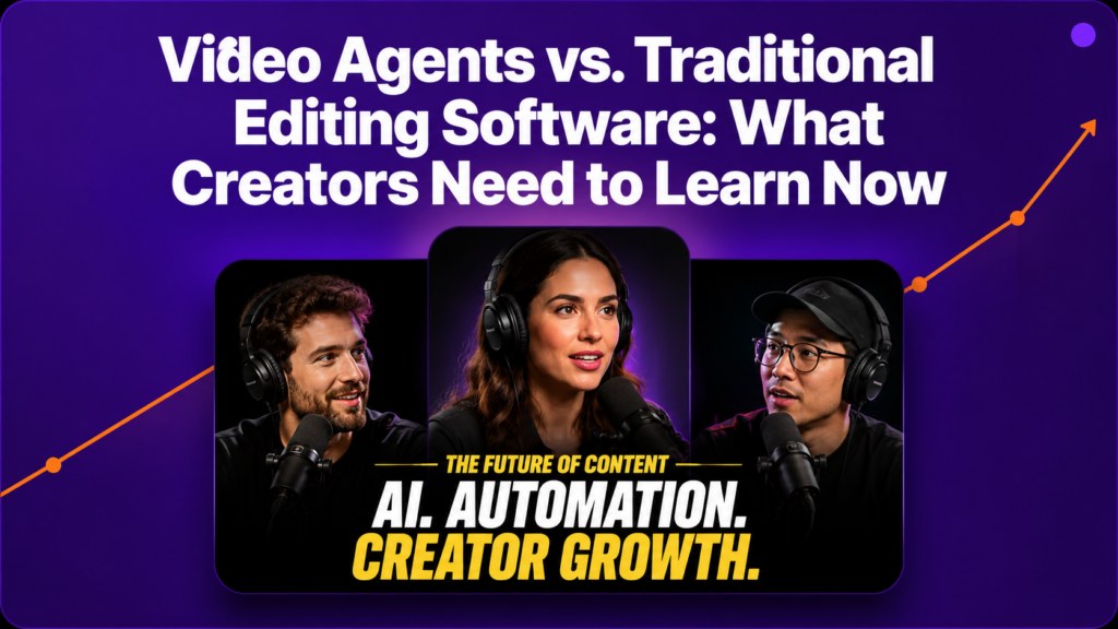 Video Agents vs. Traditional Editing Software: What Creators Need to Learn Now