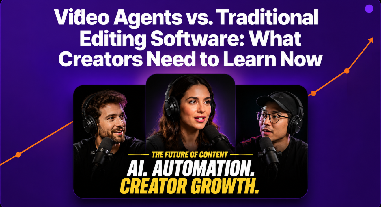 Video Agents vs. Traditional Editing Software: What Creators Need to Learn Now
